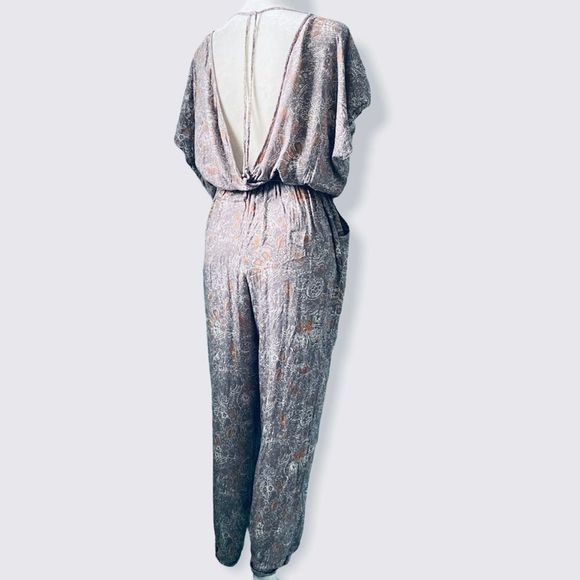 Free People Universal Surplice Floral Jumpsuit - Picture 5 of 8